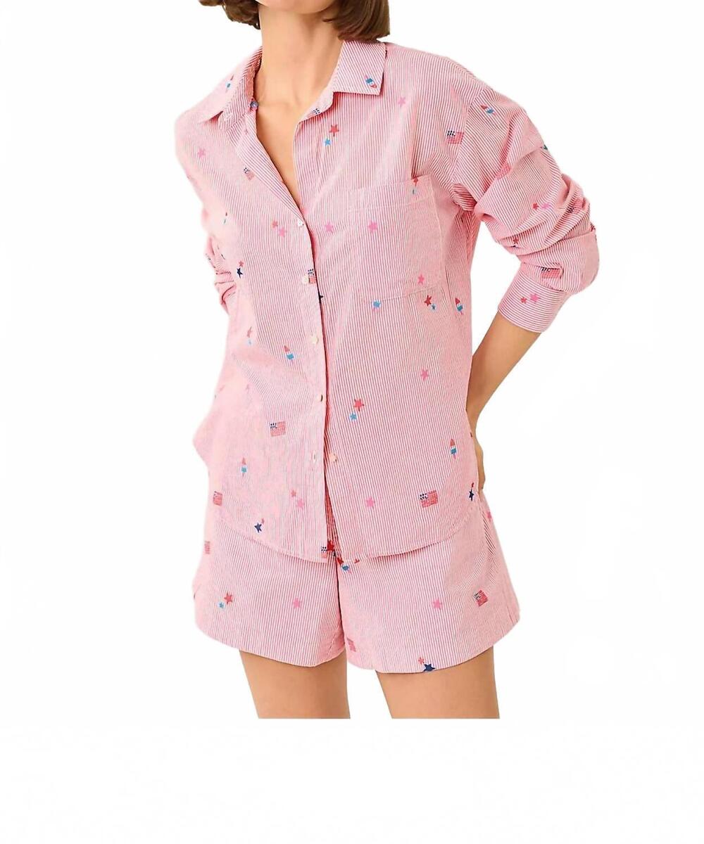 NEW LILLY PULITZER croix high rise short in paradise punch resort white